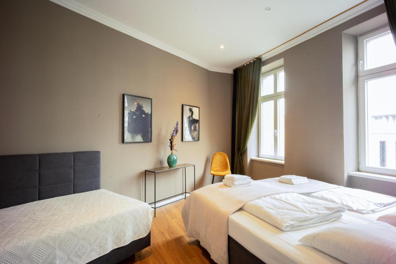 Leipzig-Suites No.12 4 Zimmer Apartment Und Balkon Eksteriør bilde